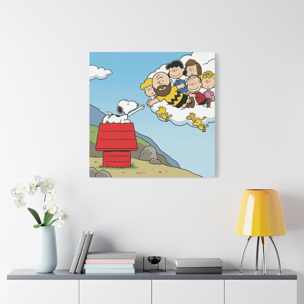 Snoopy Painting Reimagined Canvas