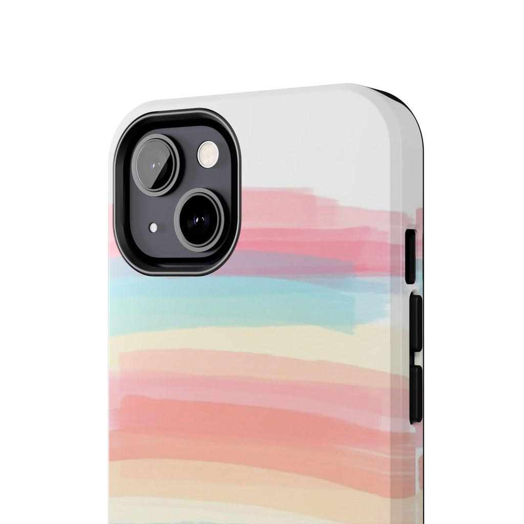 Rainbow Stripe Snoopy Phone Case