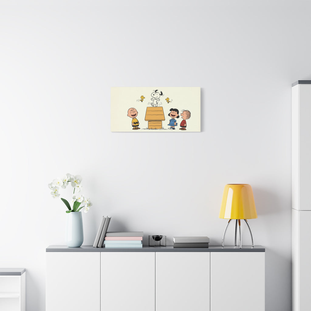 Snoopy Dancing Gang Canvas