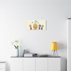 Snoopy Dancing Gang Canvas
