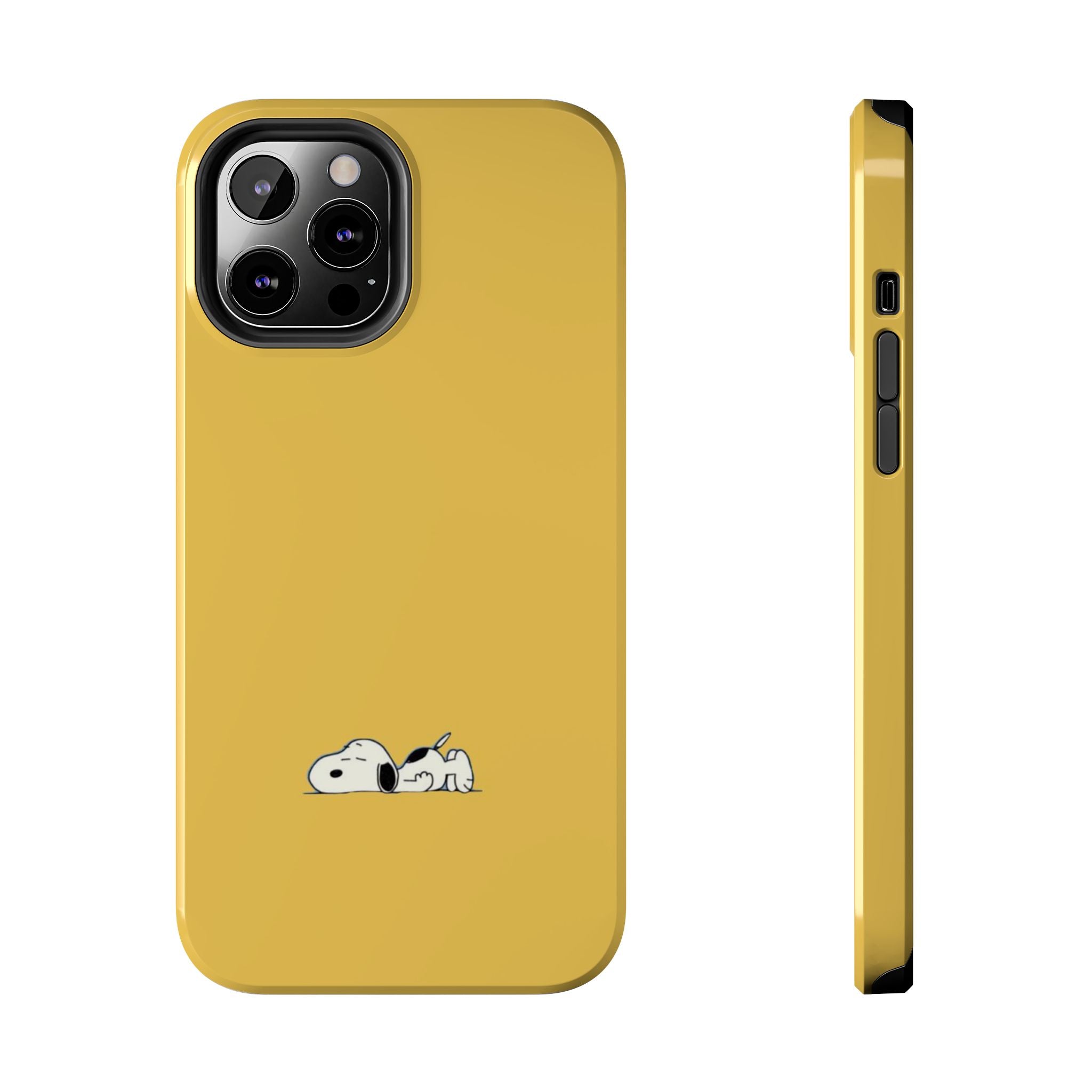 Sleeping Snoopy Yellow Phone Case