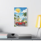 Surf Dog Road Trip Canvas