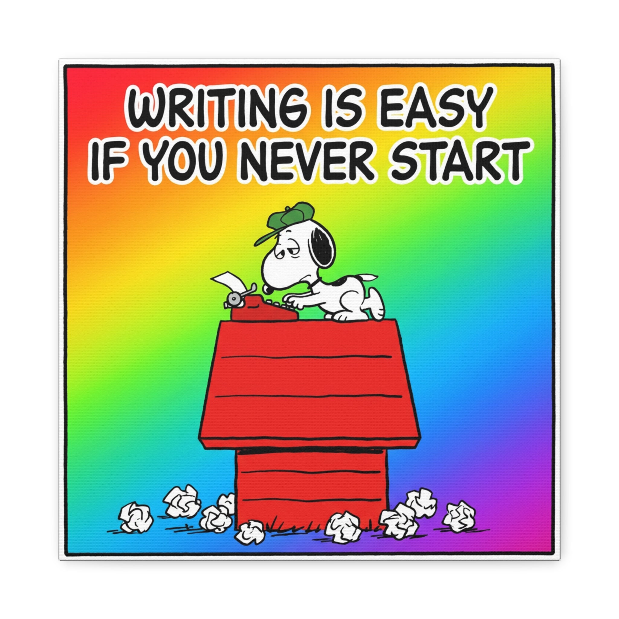 Writing Is Easy Canvas