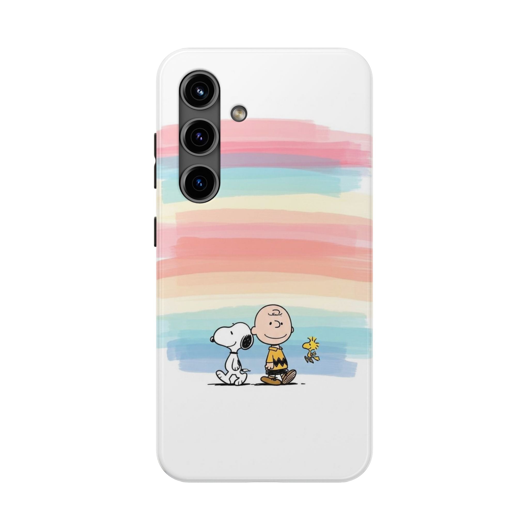 Pastel Stripe Peanuts Phone Case