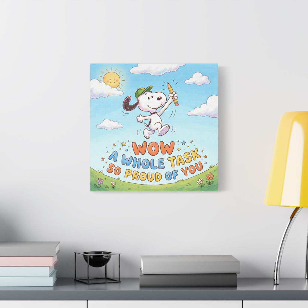 Whole Task Proud Canvas