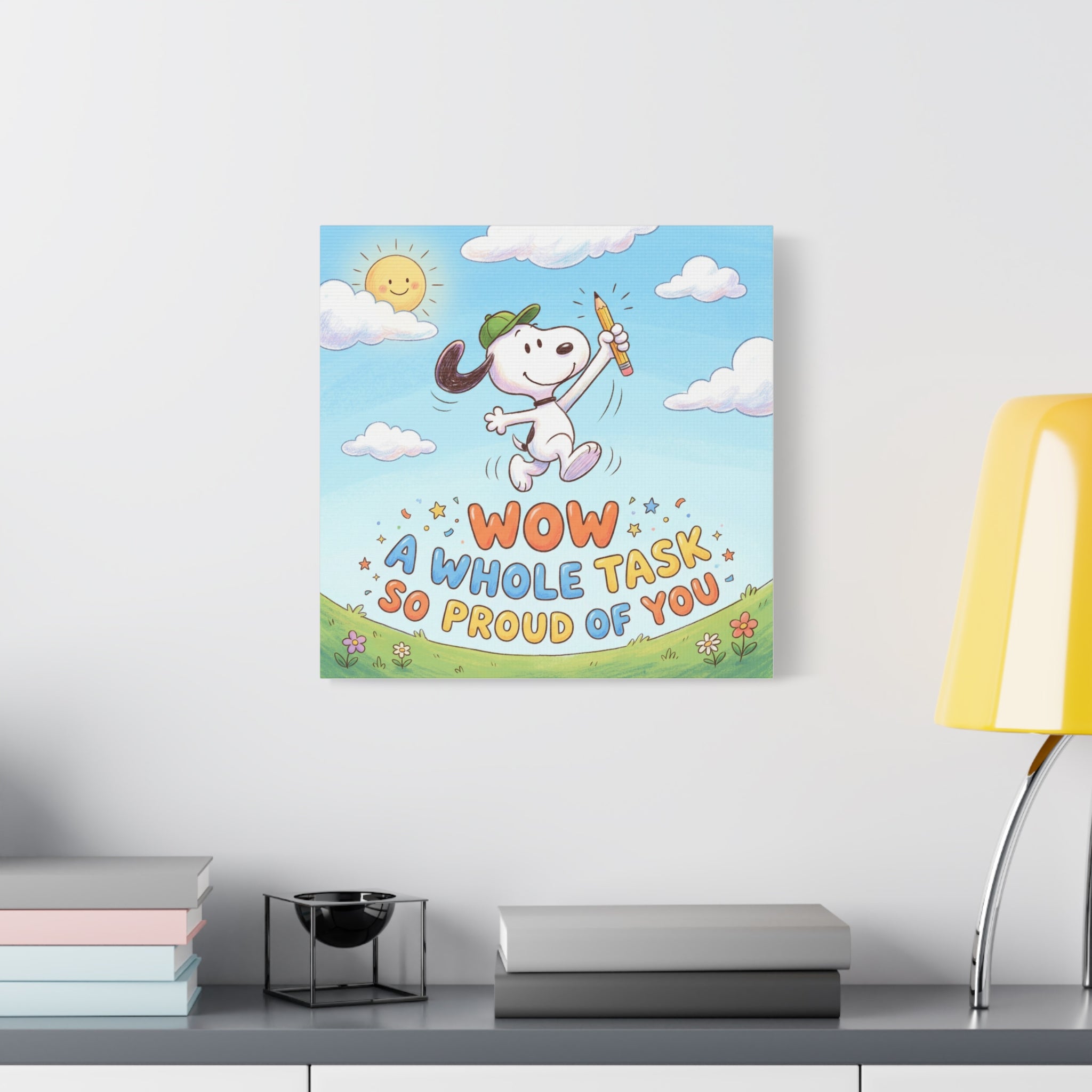 Whole Task Proud Canvas
