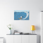 Surfing Snoopy Canvas