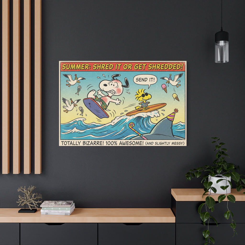 Shred It Surf Canvas