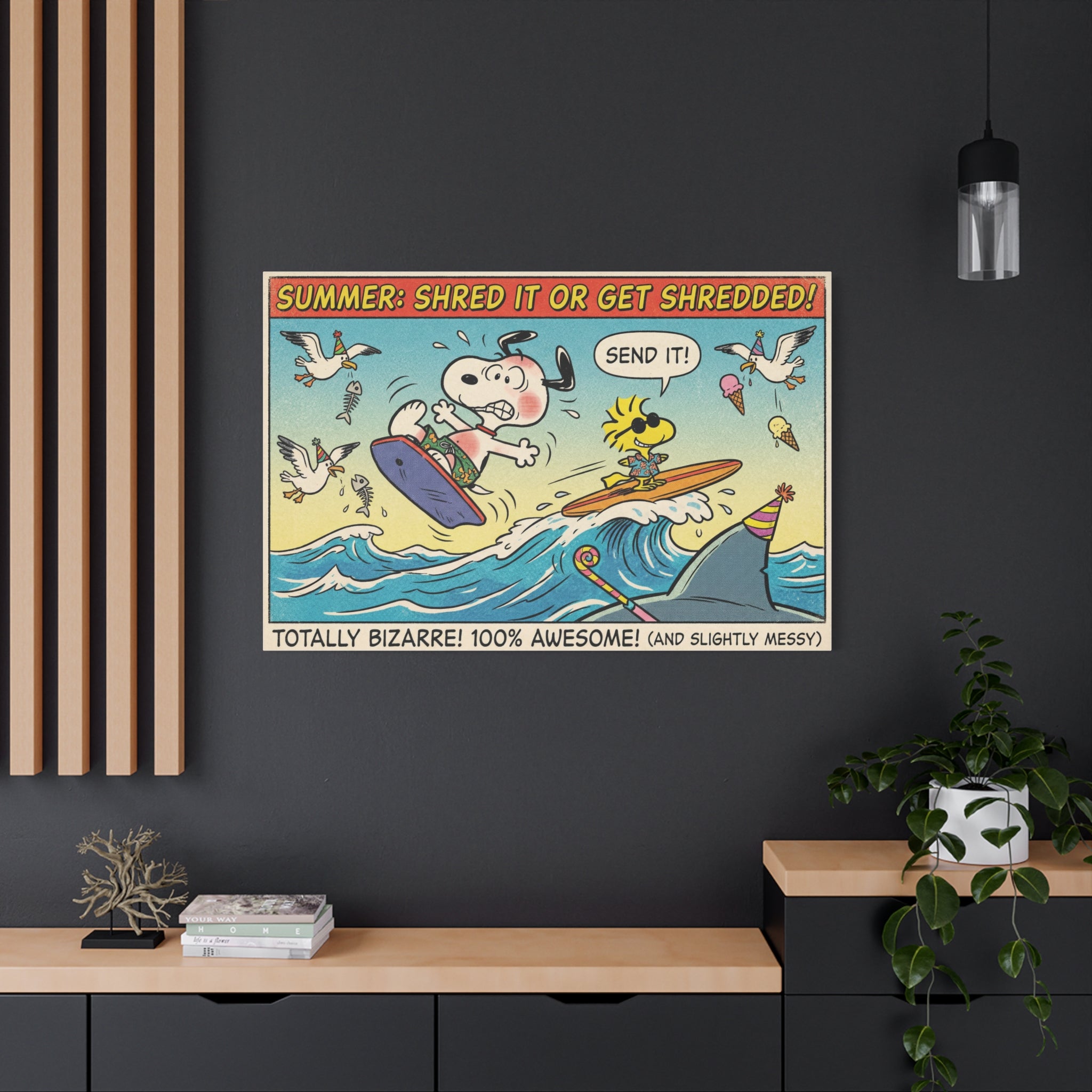 Shred It Surf Canvas