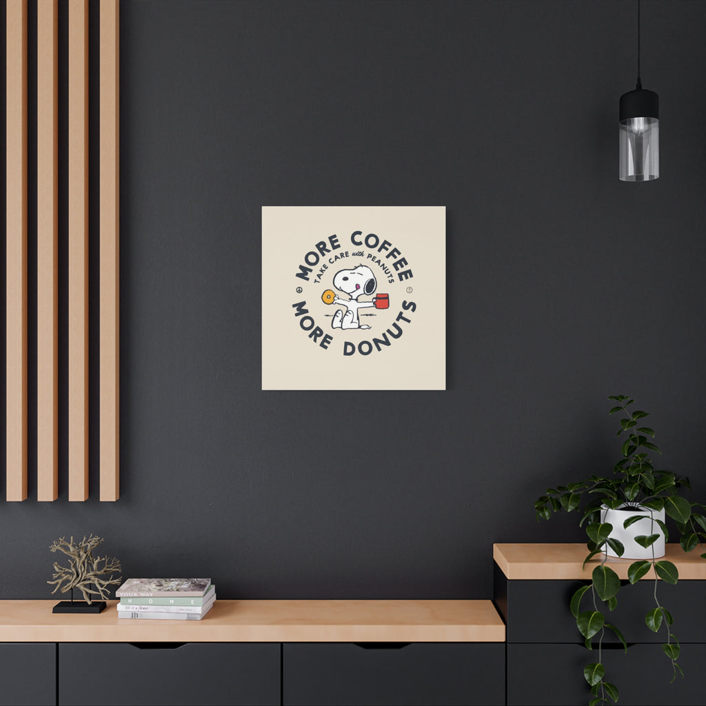 Coffee And Donuts Canvas