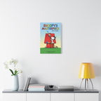 Painting Doghouse Canvas