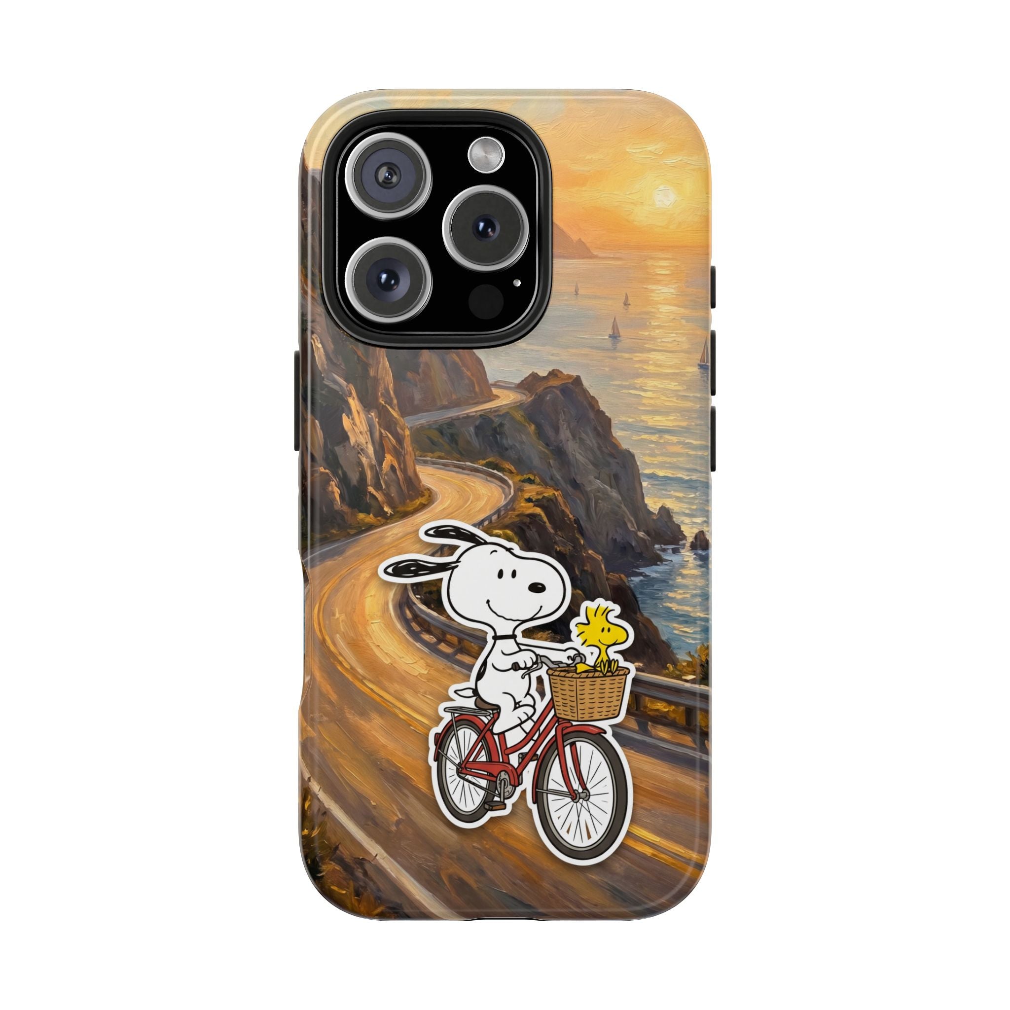 Snoopy Woodstock Bicycle Phone Case