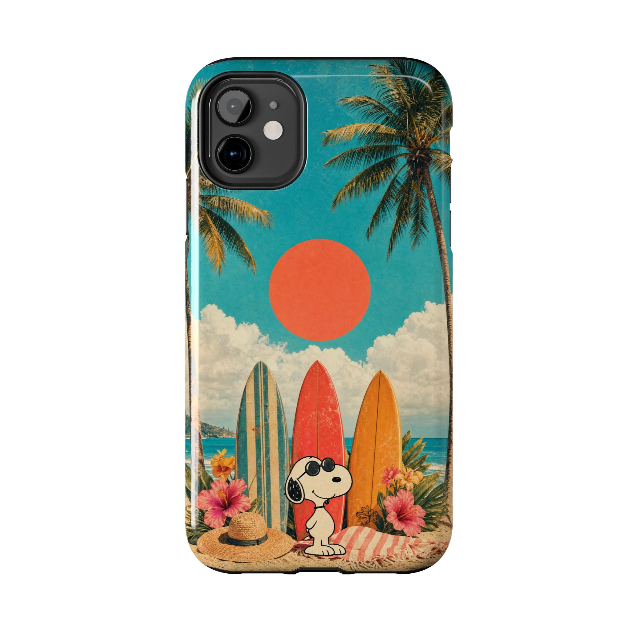 Retro Beach Sun Case