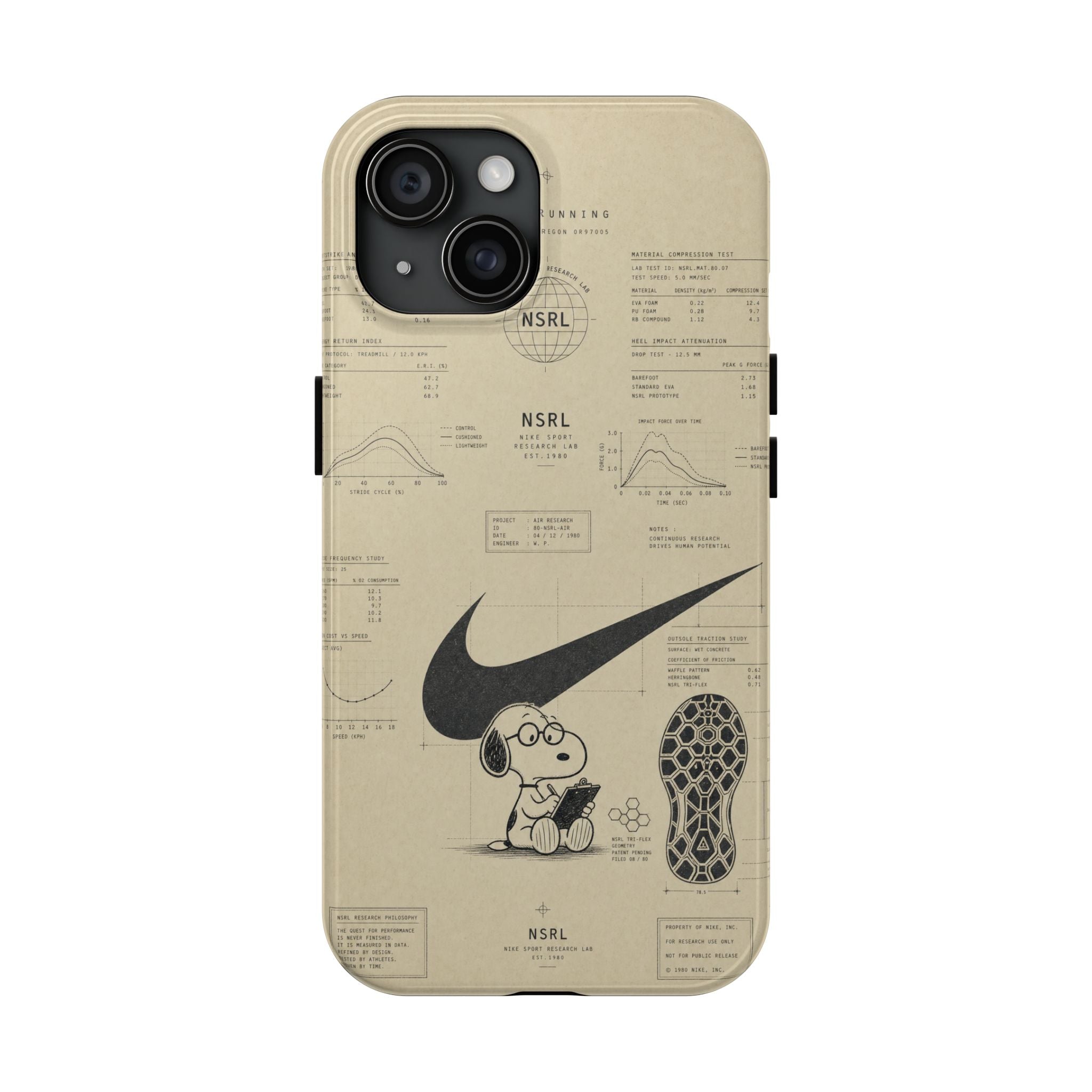 Graph Paper Phone Case