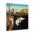 Melting Clocks Snoopy Canvas