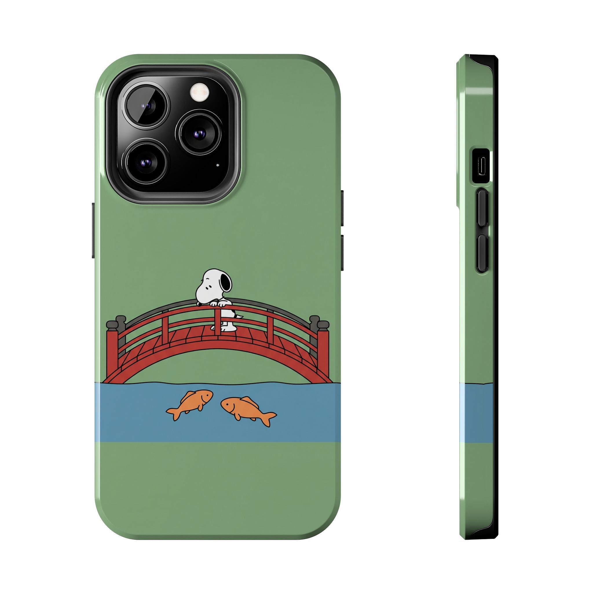 Koi Bridge Phone Case