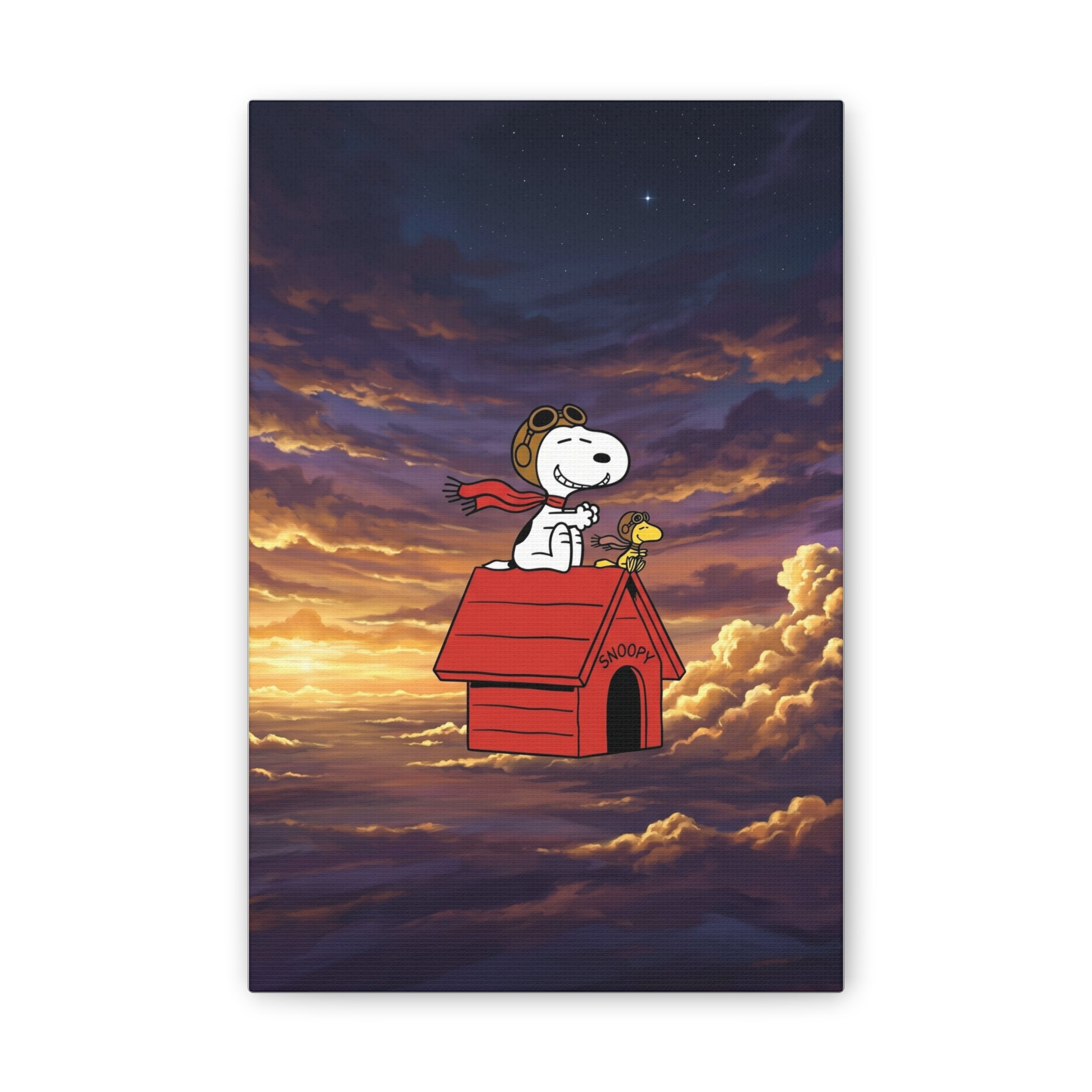 Flying Ace Snoopy Canvas
