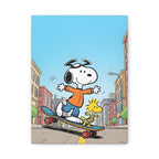 Snoopy Skateboarding Canvas