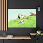 Snoopy Flying Kite Canvas