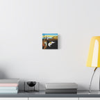 Melting Clocks Snoopy Canvas