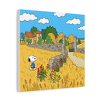 Snoopy Wheat Field Canvas