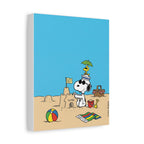 Snoopy Beach Scene Canvas