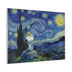 Snoopy Woodstock Starry Canvas