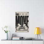 Snoopy Chess Scene Canvas