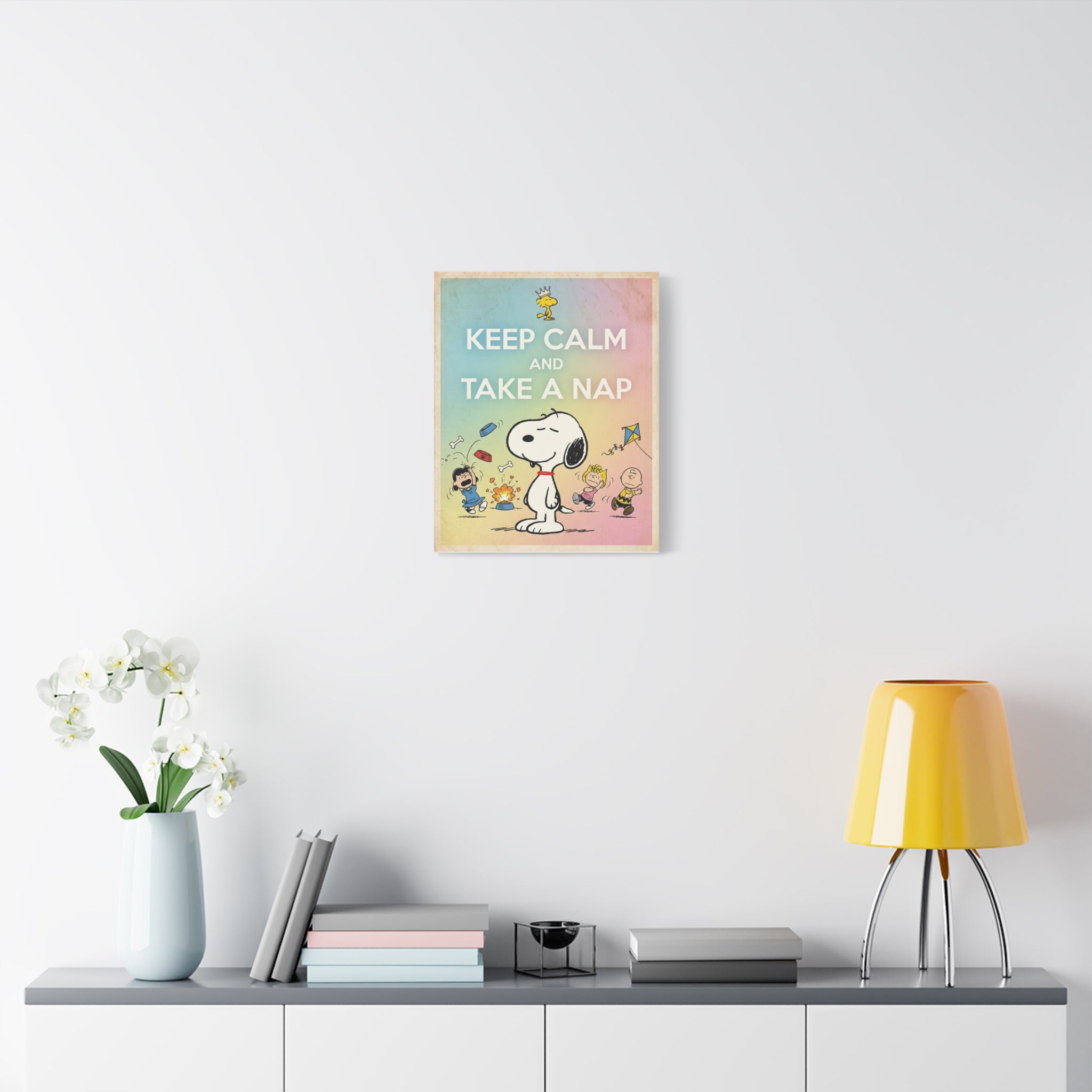 Keep Calm Nap Canvas