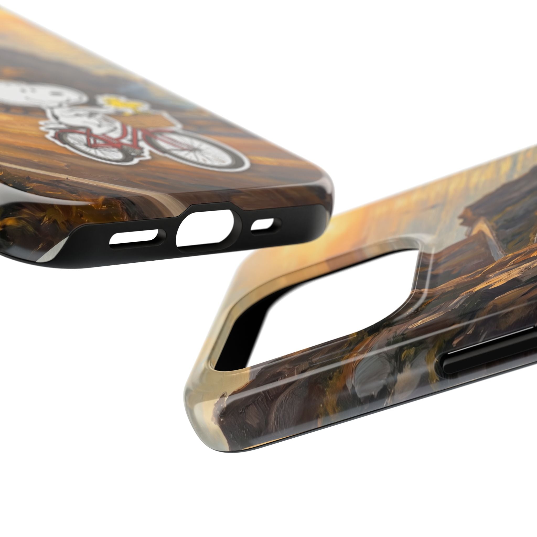 Snoopy Woodstock Bicycle Phone Case