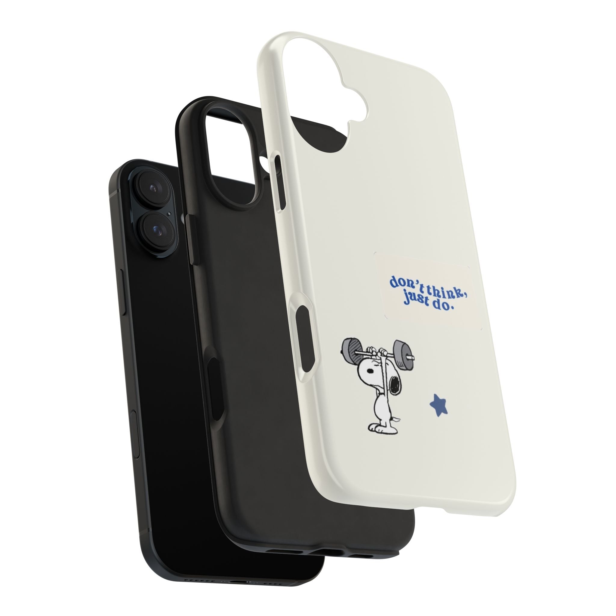 Snoopy Weightlifting Phone Case
