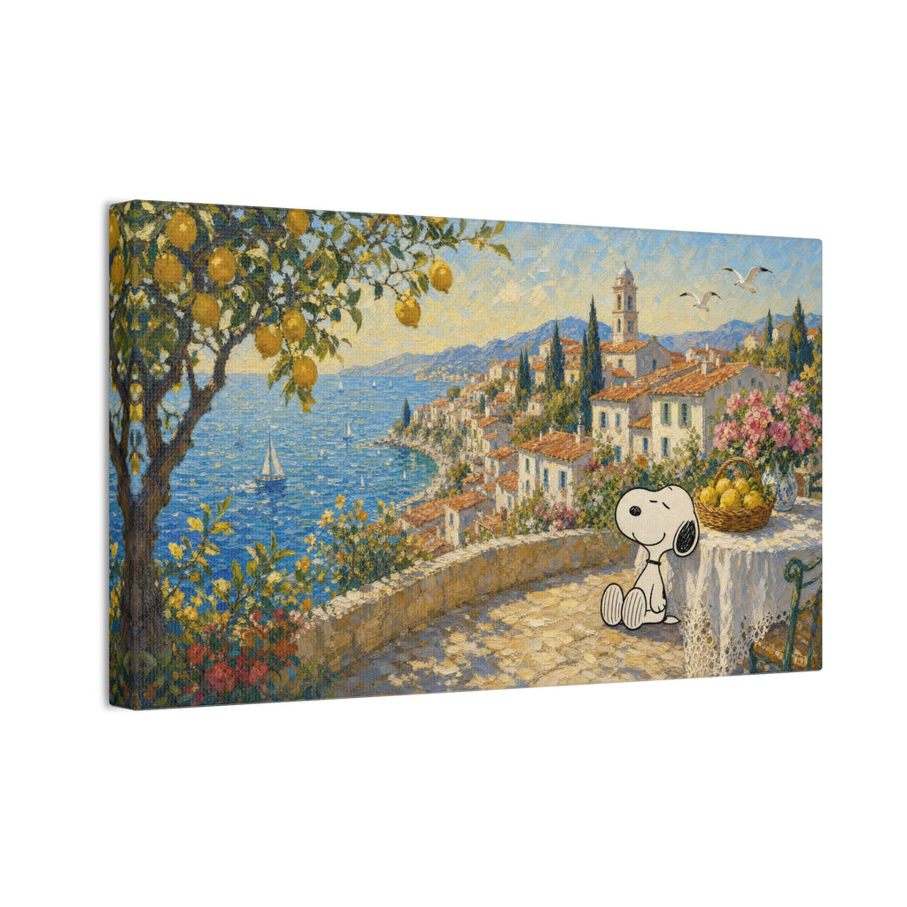 Mediterranean Seaside Canvas