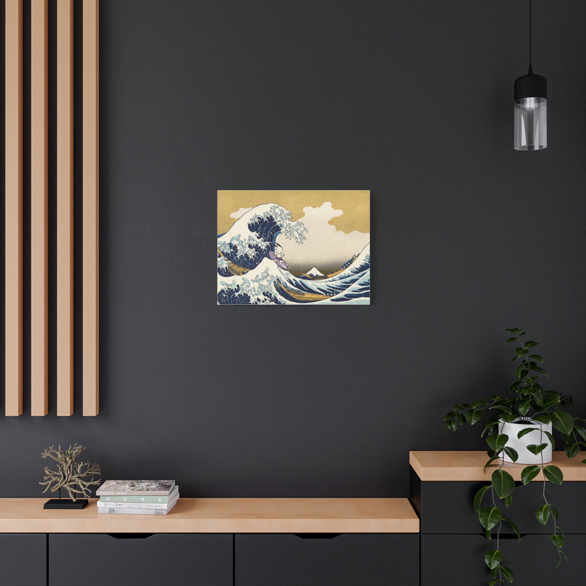 Great Wave Mashup Canvas