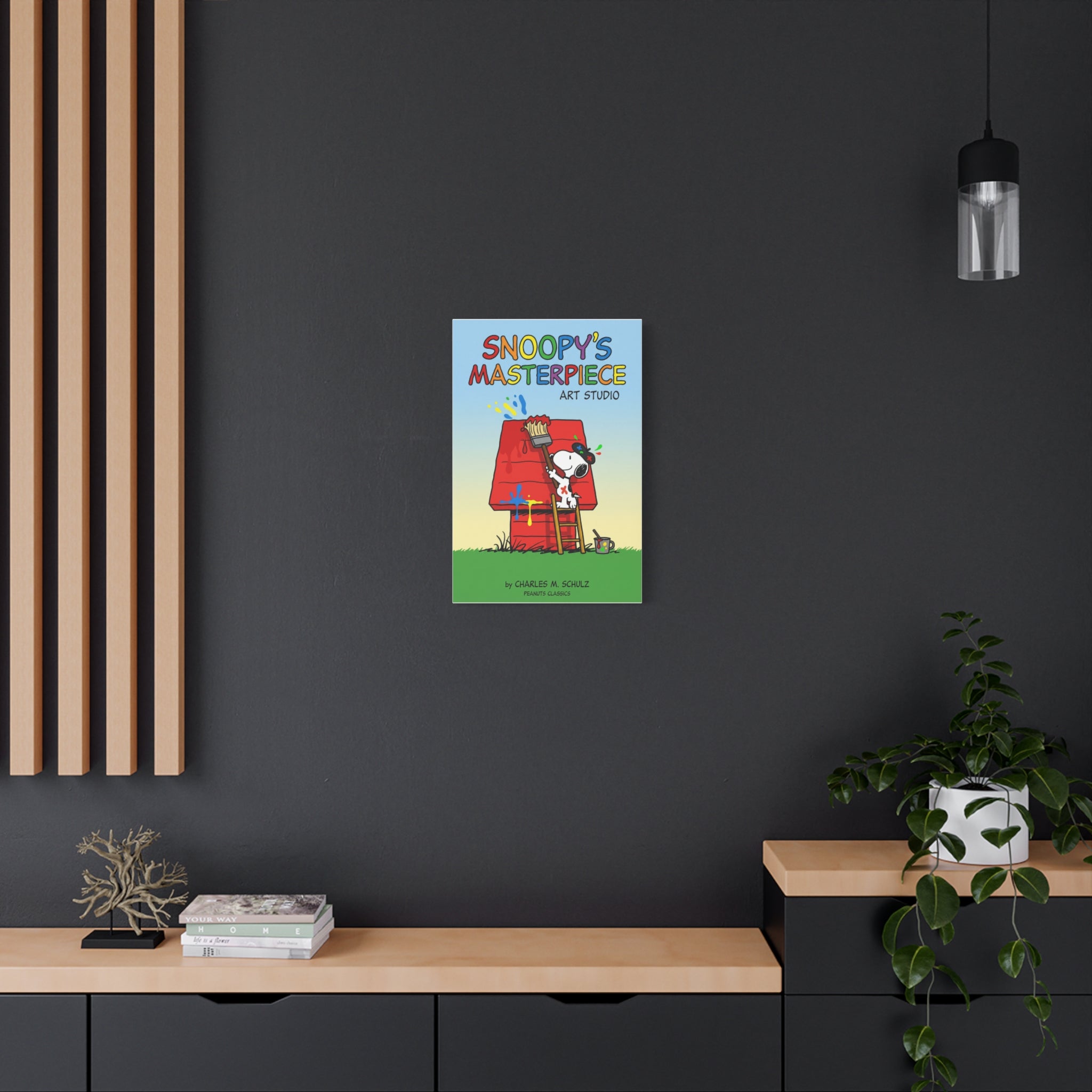 Painting Doghouse Canvas