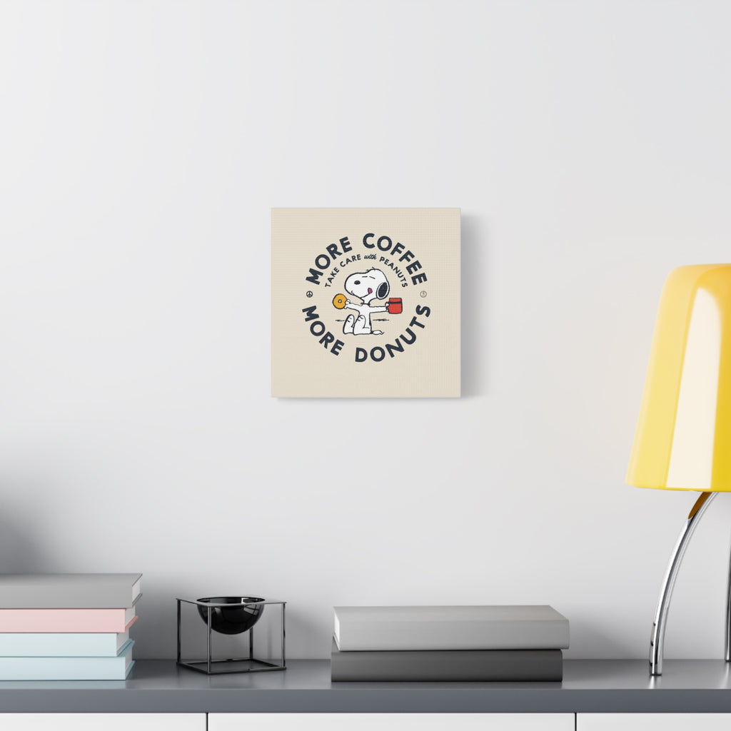 Coffee And Donuts Canvas