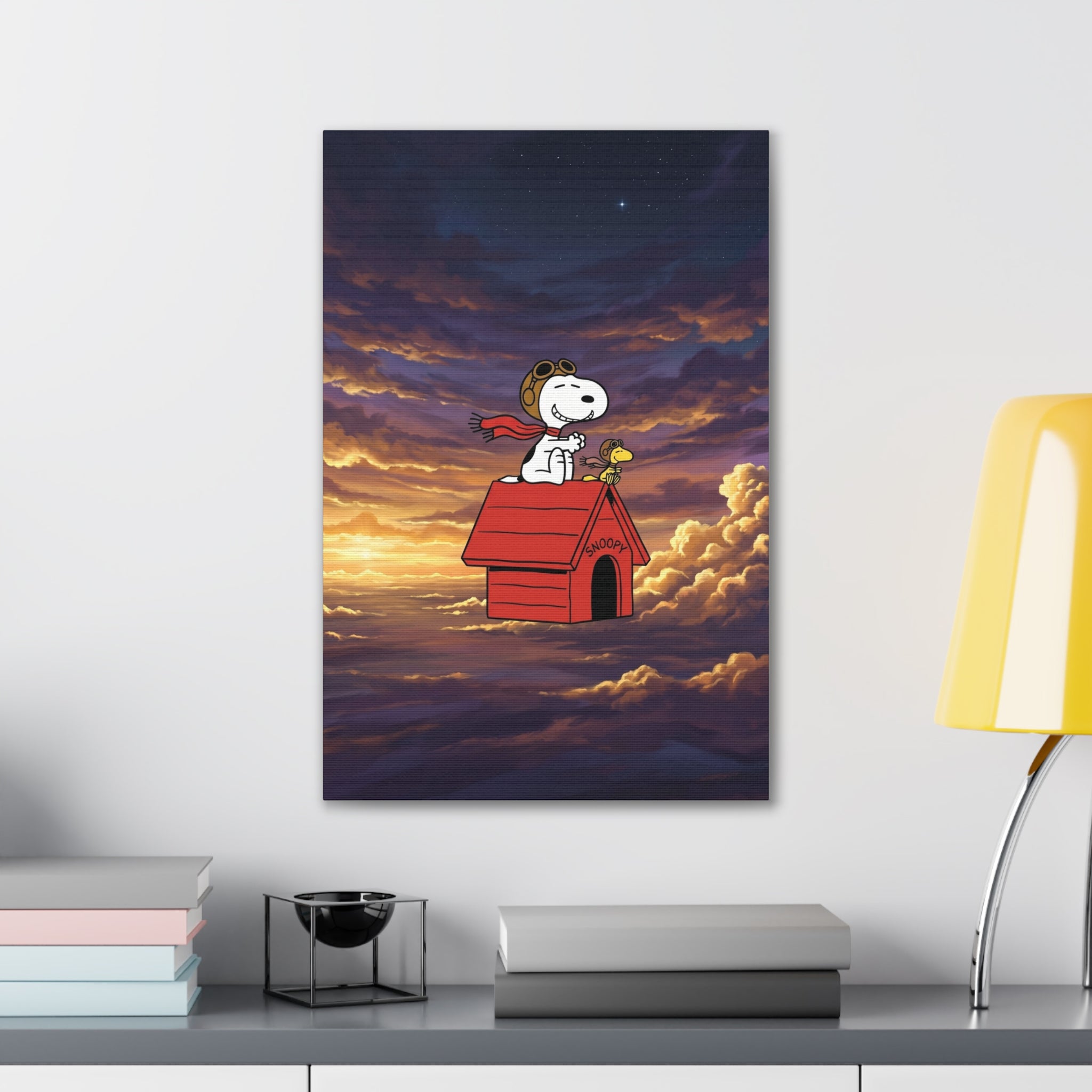 Flying Ace Snoopy Canvas