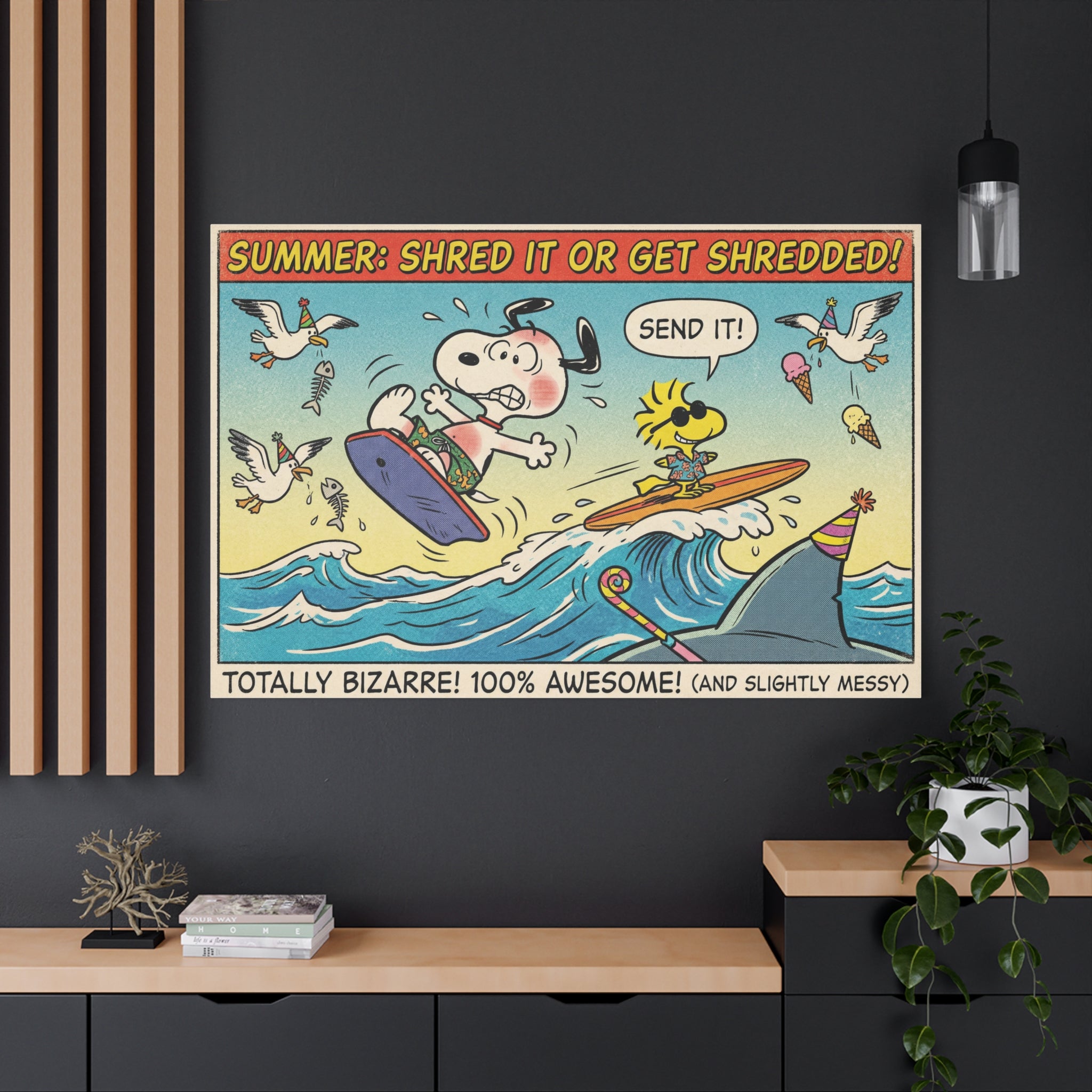 Shred It Surf Canvas