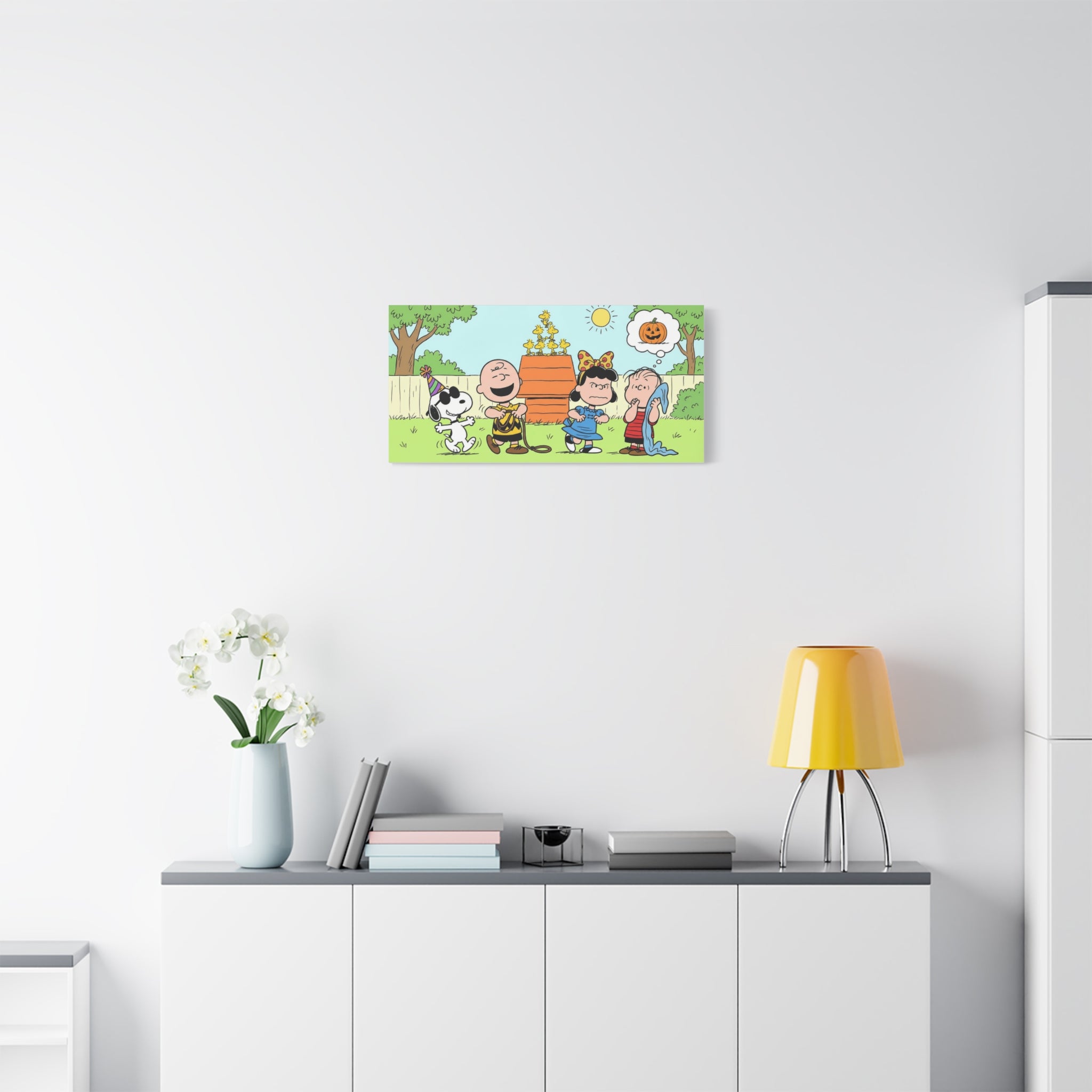 Peanuts Gang Halloween Canvas
