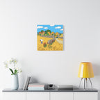 Snoopy Wheat Field Canvas