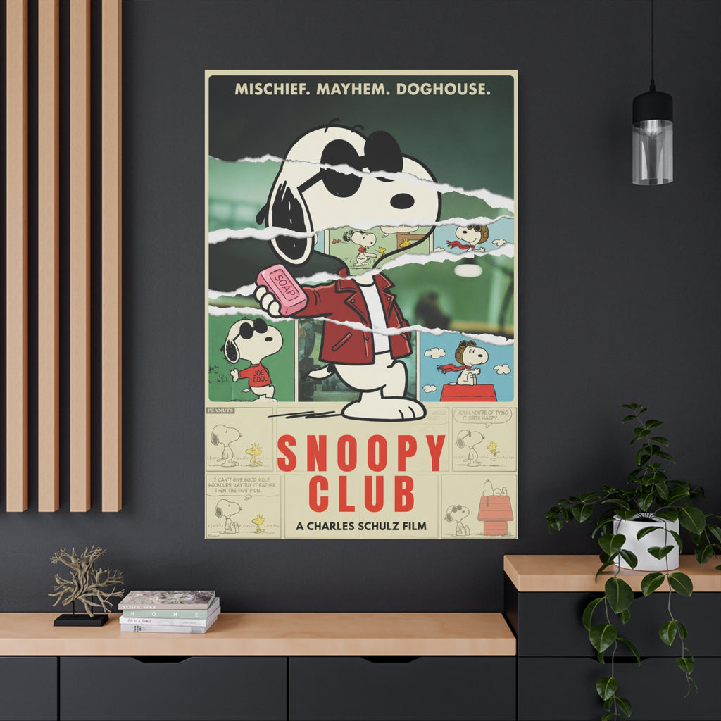 Snoopy Club Canvas