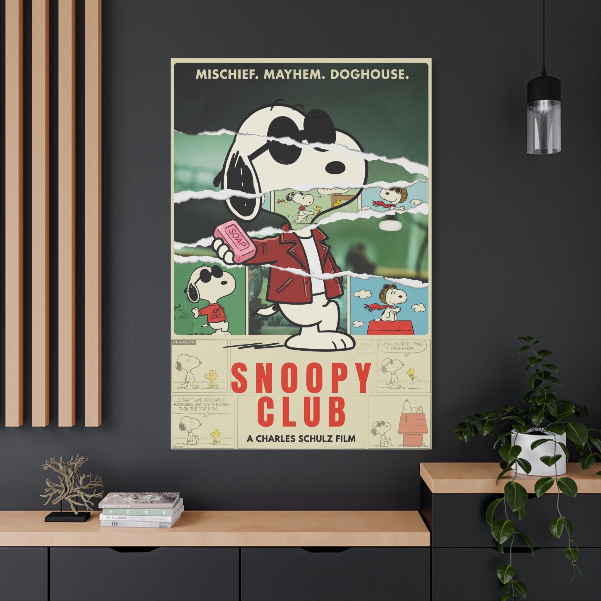 Snoopy Club Canvas