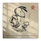 Zen Snoopy Woodstock Canvas