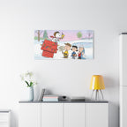 Snoopy Woodstock Holiday Canvas