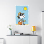 Snoopy Beach Vacation Canvas