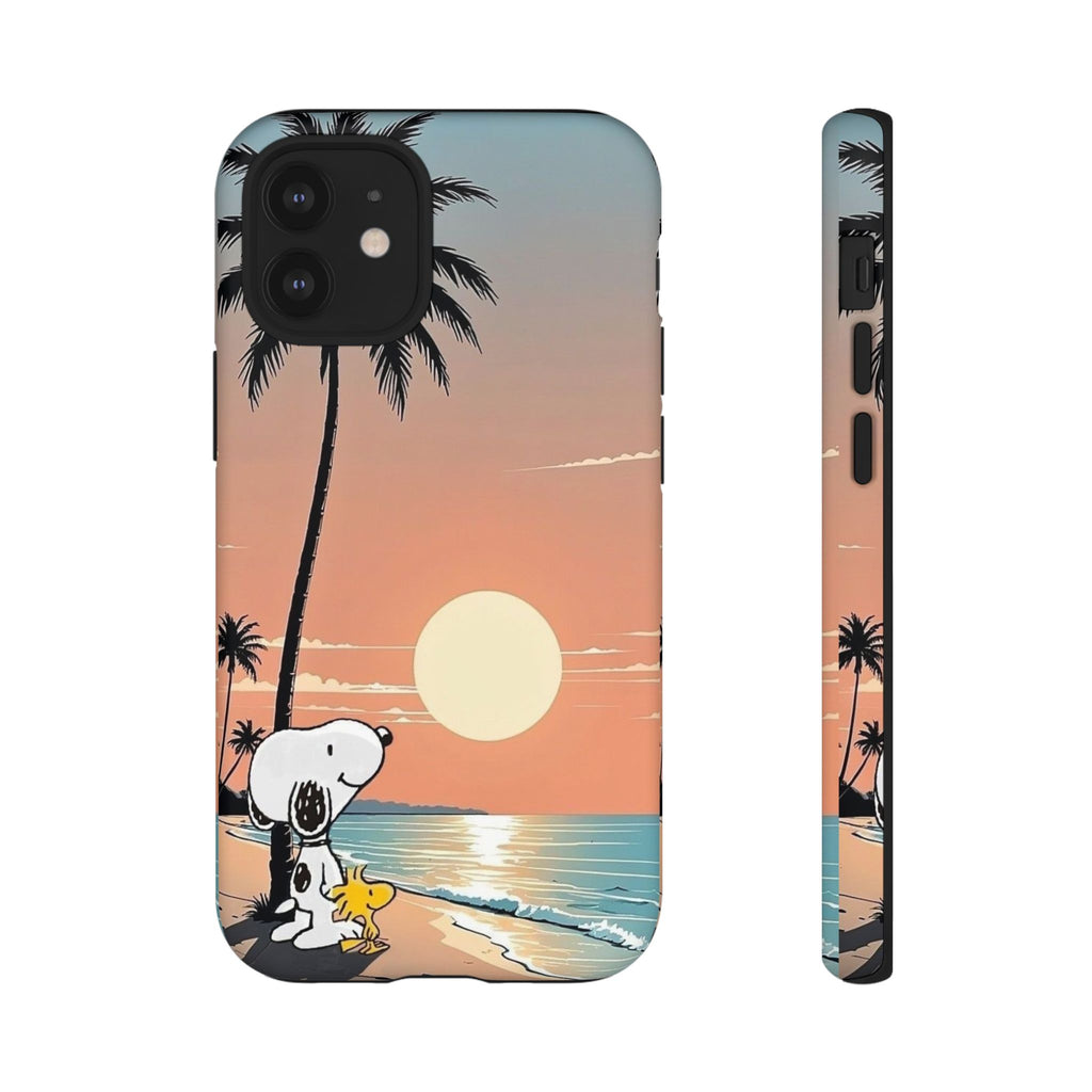 Snoopy Beach Sunset Phone Case