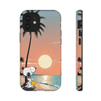 Snoopy Beach Sunset Phone Case