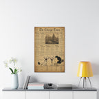 Peanuts Vintage Newspaper Canvas