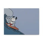 Surfing Dog Canvas