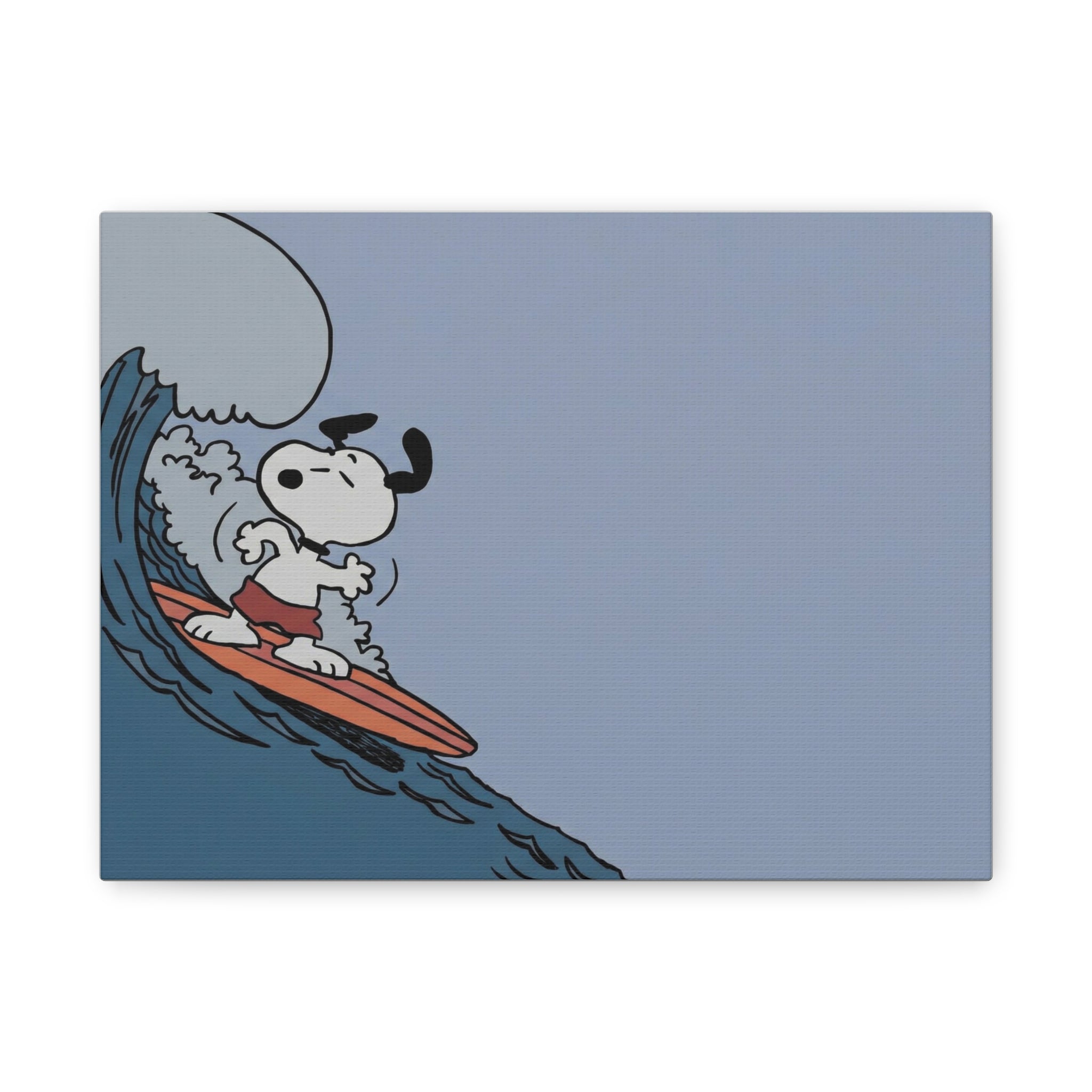 Surfing Dog Canvas