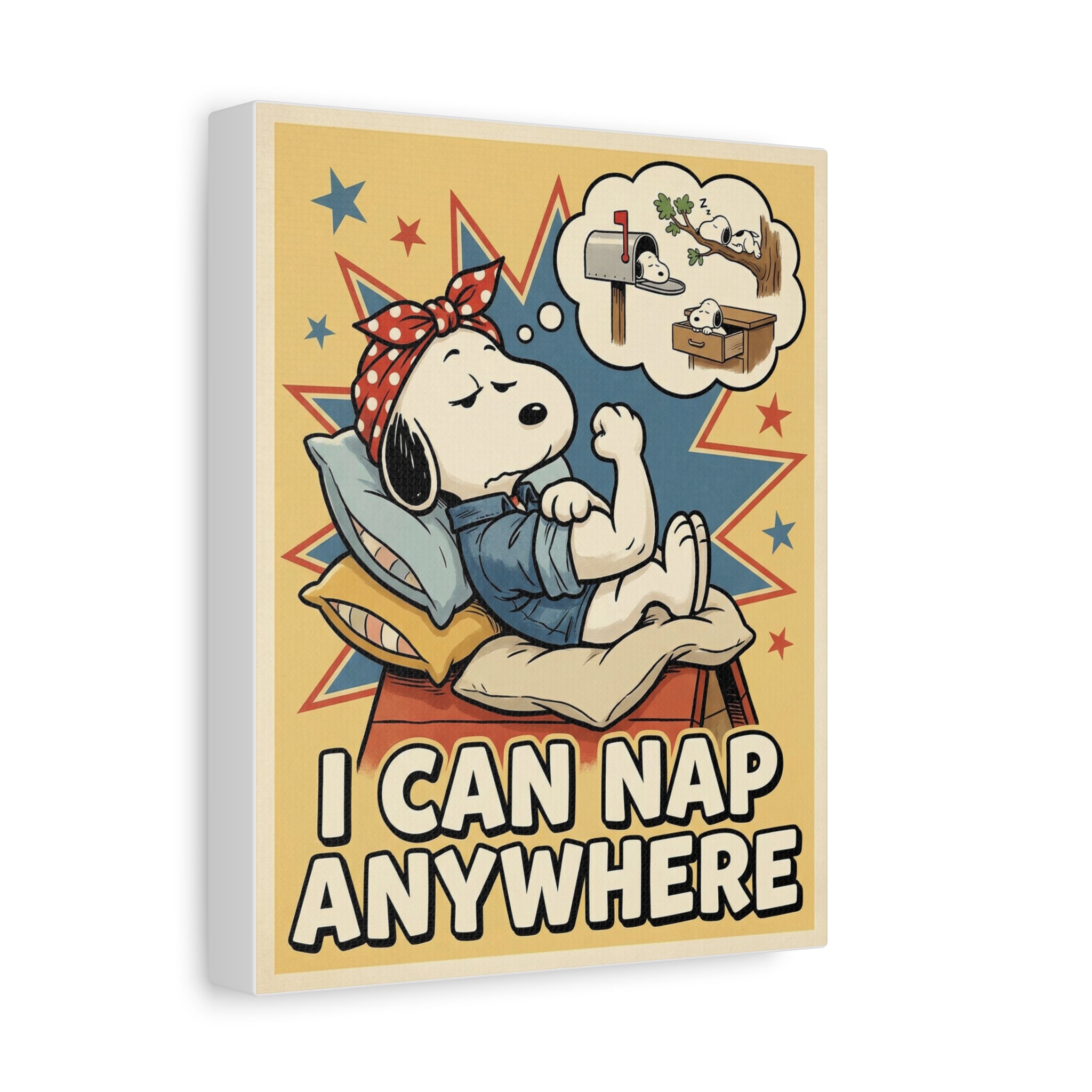 I Can Nap Anywhere Canvas